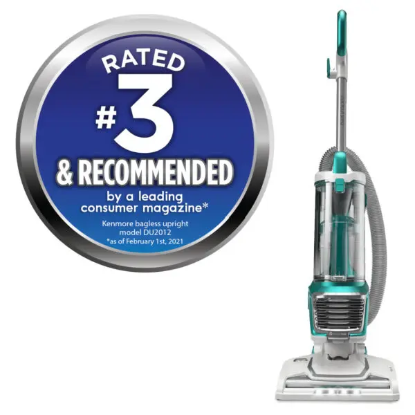 Kenmore AllergenSeal Upright Rated #3 in leading consumer magazine.
