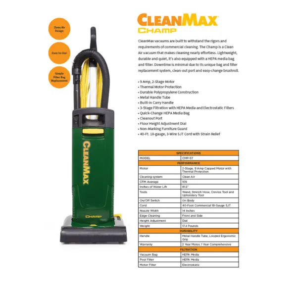 CleanMax Champ CMP-5t