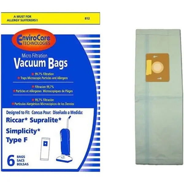 Riccar type F paper bags