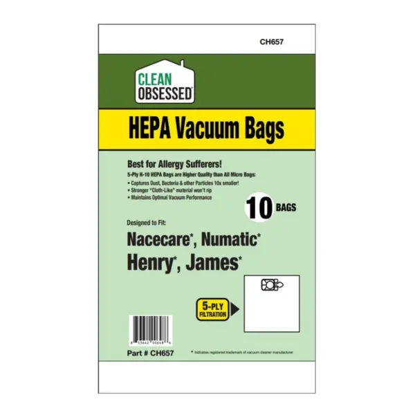 Henry Numatic Vacuum Bags